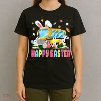 Every Bunny's Favorite School Bus Driver Happy Easter Day T-Shirt thumb 4