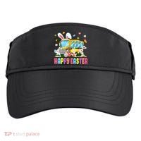Every Bunny's Favorite School Bus Driver Happy Easter Day Adult Drive Performance Visor thumb 0