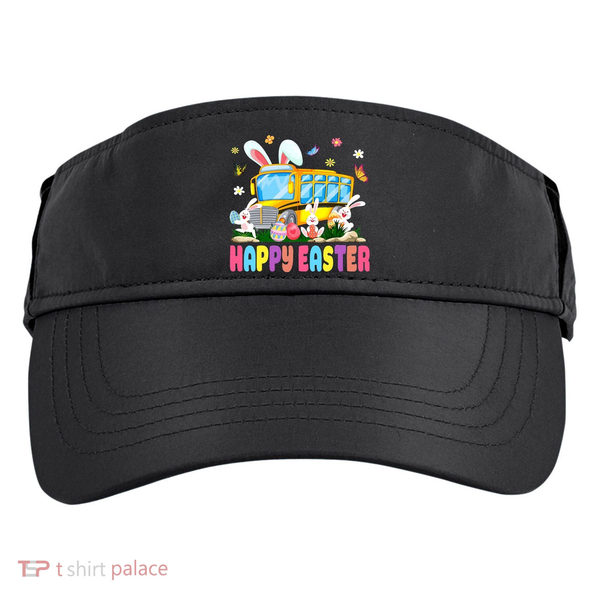 Every Bunny's Favorite School Bus Driver Happy Easter Day Adult Drive Performance Visor