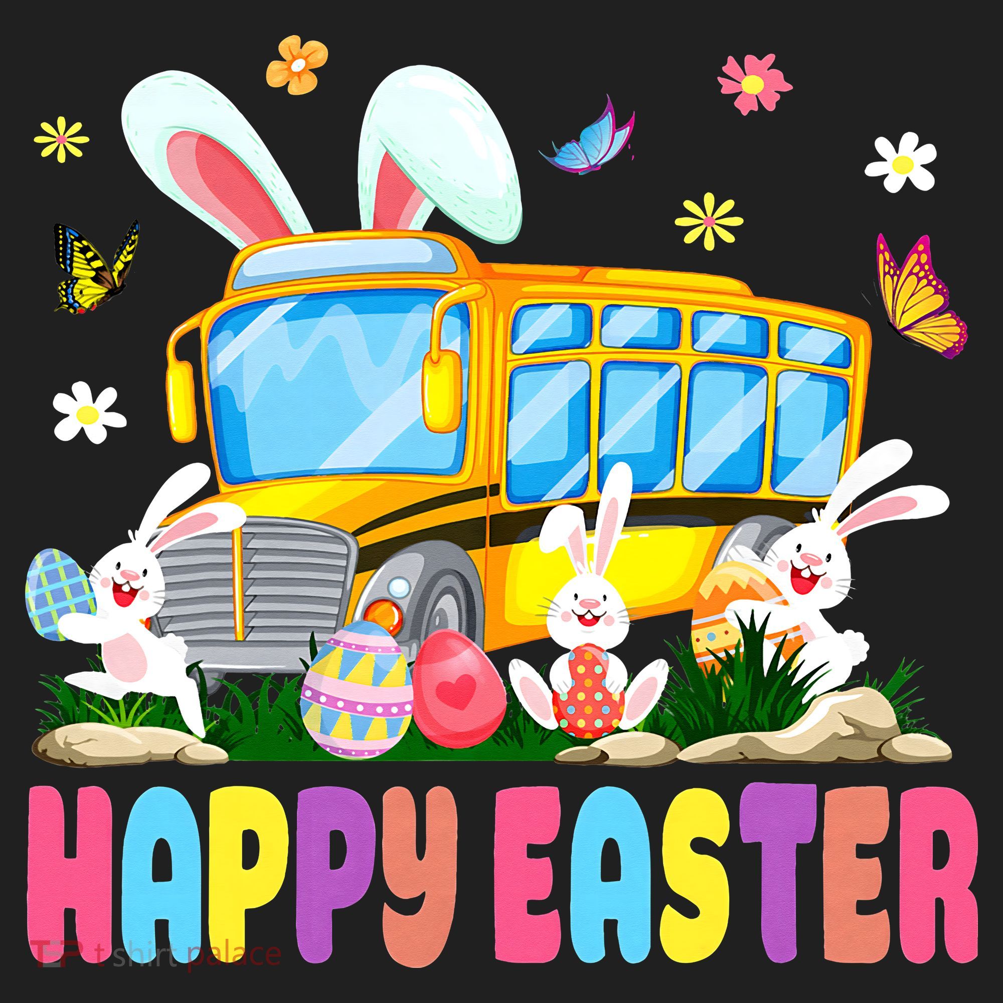 Every Bunny's Favorite School Bus Driver Happy Easter Day Adult Drive Performance Visor