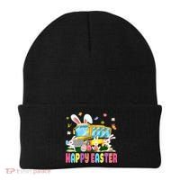 Every Bunny's Favorite School Bus Driver Happy Easter Day Beanie thumb 0
