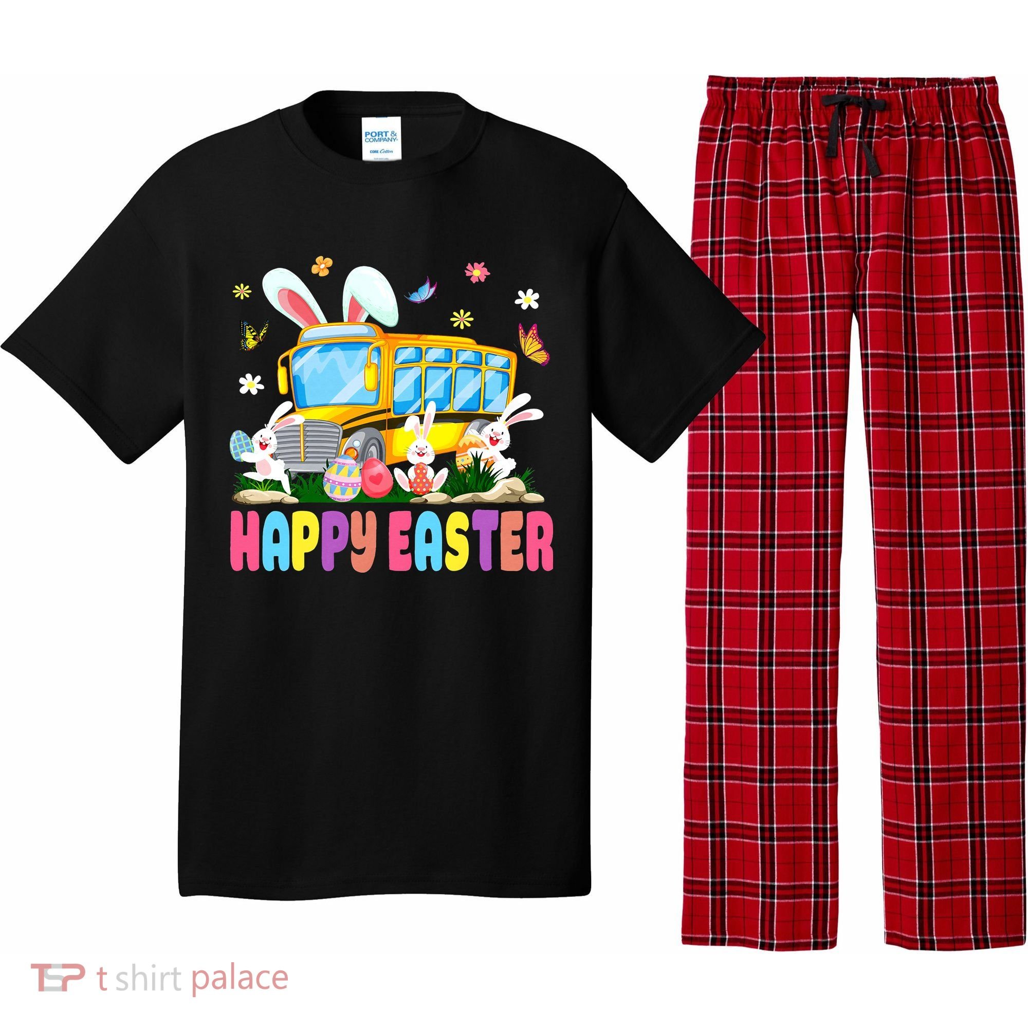 Every Bunny's Favorite School Bus Driver Happy Easter Day Pajama Set