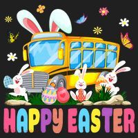 Every Bunny's Favorite School Bus Driver Happy Easter Day Tumbler thumb 3