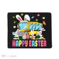 Every Bunny's Favorite School Bus Driver Happy Easter Day Mousepad thumb 0