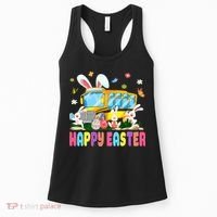 Every Bunny's Favorite School Bus Driver Happy Easter Day Women's Tank Top thumb 0