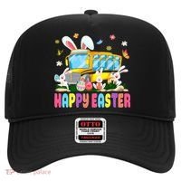 Every Bunny's Favorite School Bus Driver Happy Easter Day Hat thumb 0