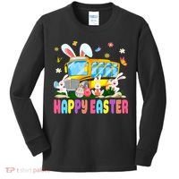Every Bunny's Favorite School Bus Driver Happy Easter Day Kids Long Sleeve Shirt thumb 0