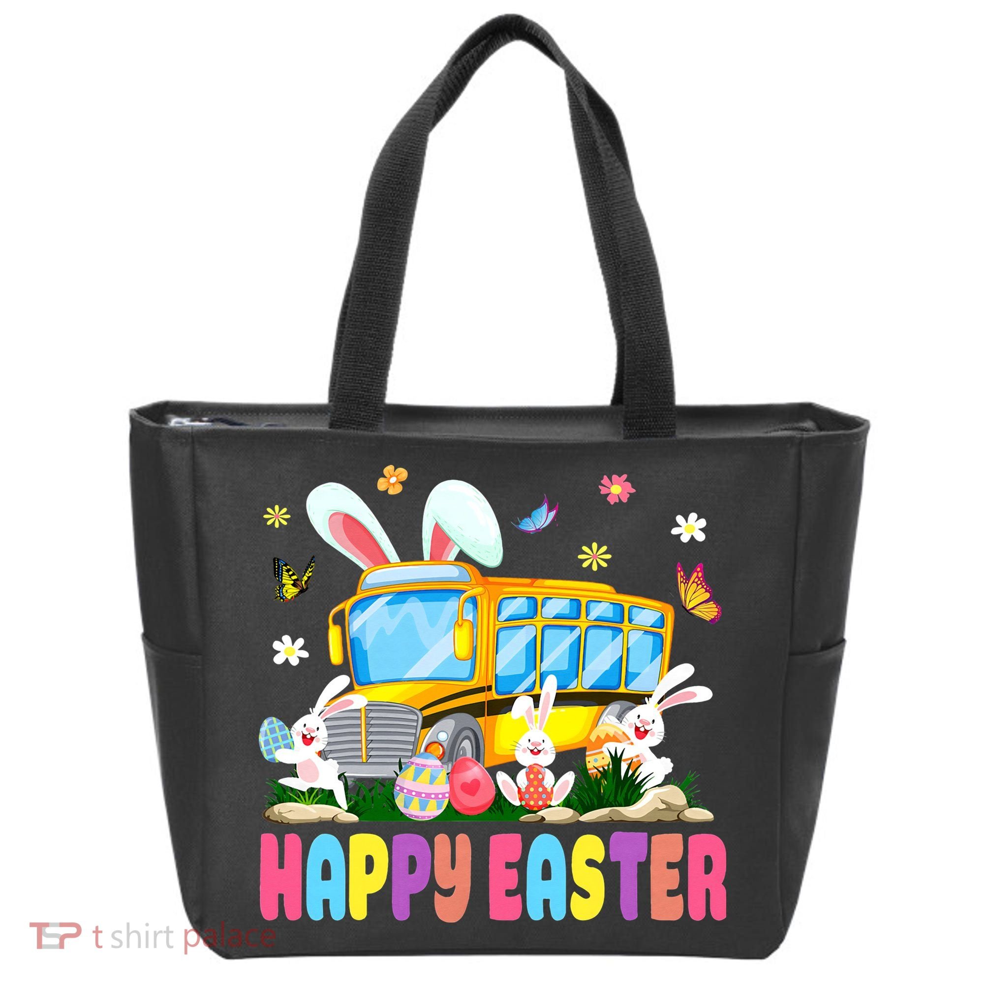 Every Bunny's Favorite School Bus Driver Happy Easter Day Tote Bag