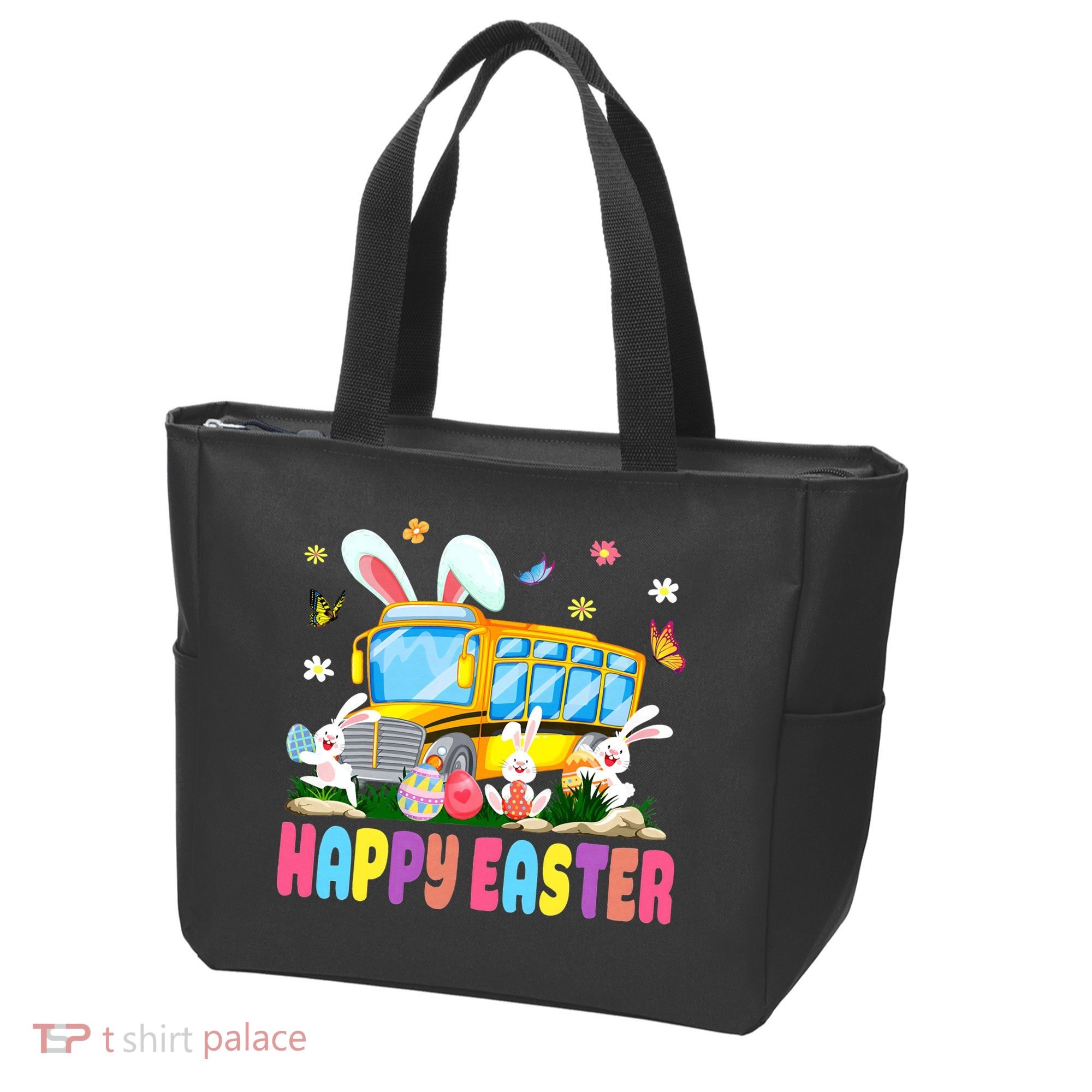 Every Bunny's Favorite School Bus Driver Happy Easter Day Tote Bag