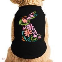 Easter Bunny Flower Holiday Doggie Tank thumb 0