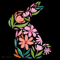 Easter Bunny Flower Holiday Bucket Hat thumb 4