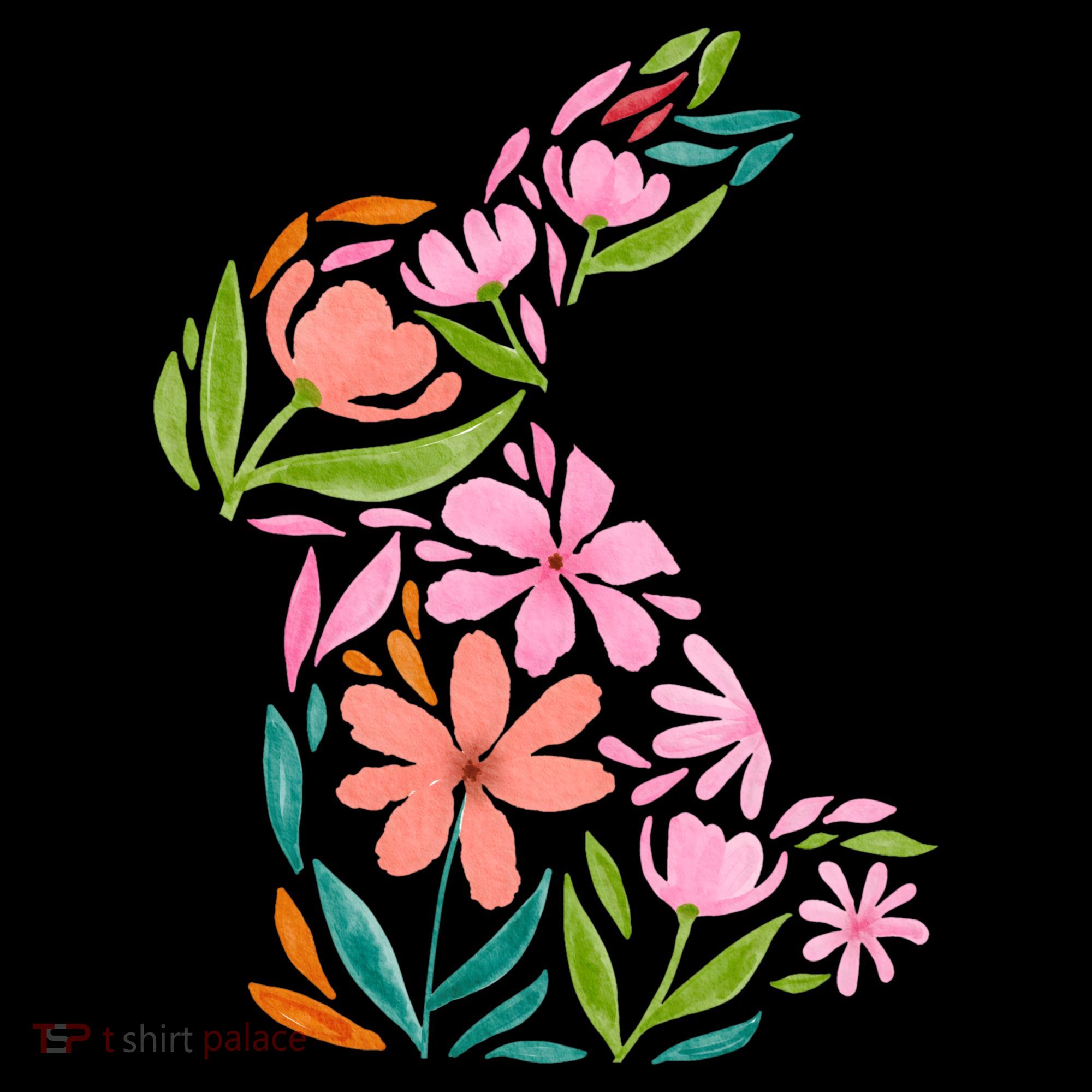 Easter Bunny Flower Holiday Women's Tank Top