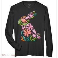 Easter Bunny Flower Holiday Zone Performance Long-Sleeve T-Shirt thumb 0