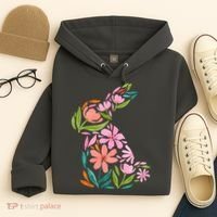 Easter Bunny Flower Holiday Hoodie thumb 4