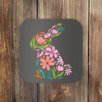 Easter Bunny Flower Holiday Coaster thumb 0