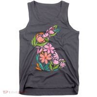 Easter Bunny Flower Holiday Tank Top thumb 0