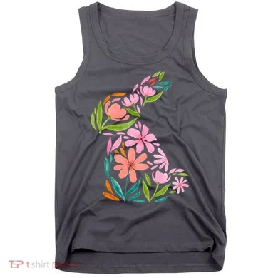 Easter Bunny Flower Holiday Tank Top
