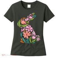 Easter Bunny Flower Holiday Women's T-Shirt thumb 0