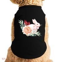 Easter Bunny Flower Spring Art Doggie Tank thumb 0