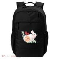 Easter Bunny Flower Spring Art Backpack thumb 0