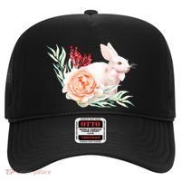 Easter Bunny Flower Spring Art Hat thumb 0