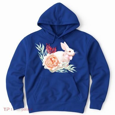 Easter Bunny Flower Spring Art Hoodie