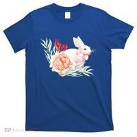 Easter Bunny Flower Spring Art T-Shirt thumb 0