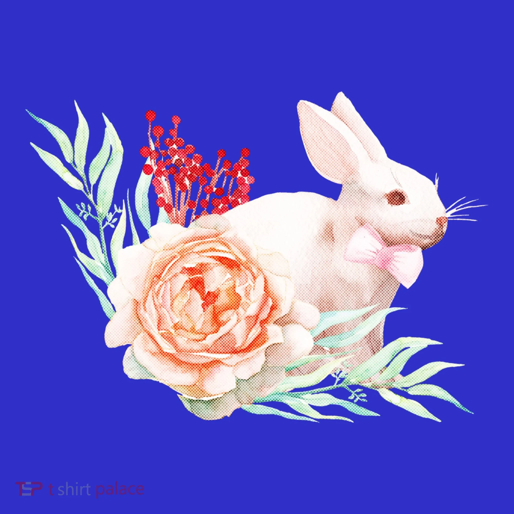 Easter Bunny Flower Spring Art Tumbler