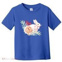 Easter Bunny Flower Spring Art Toddler T-Shirt thumb 0