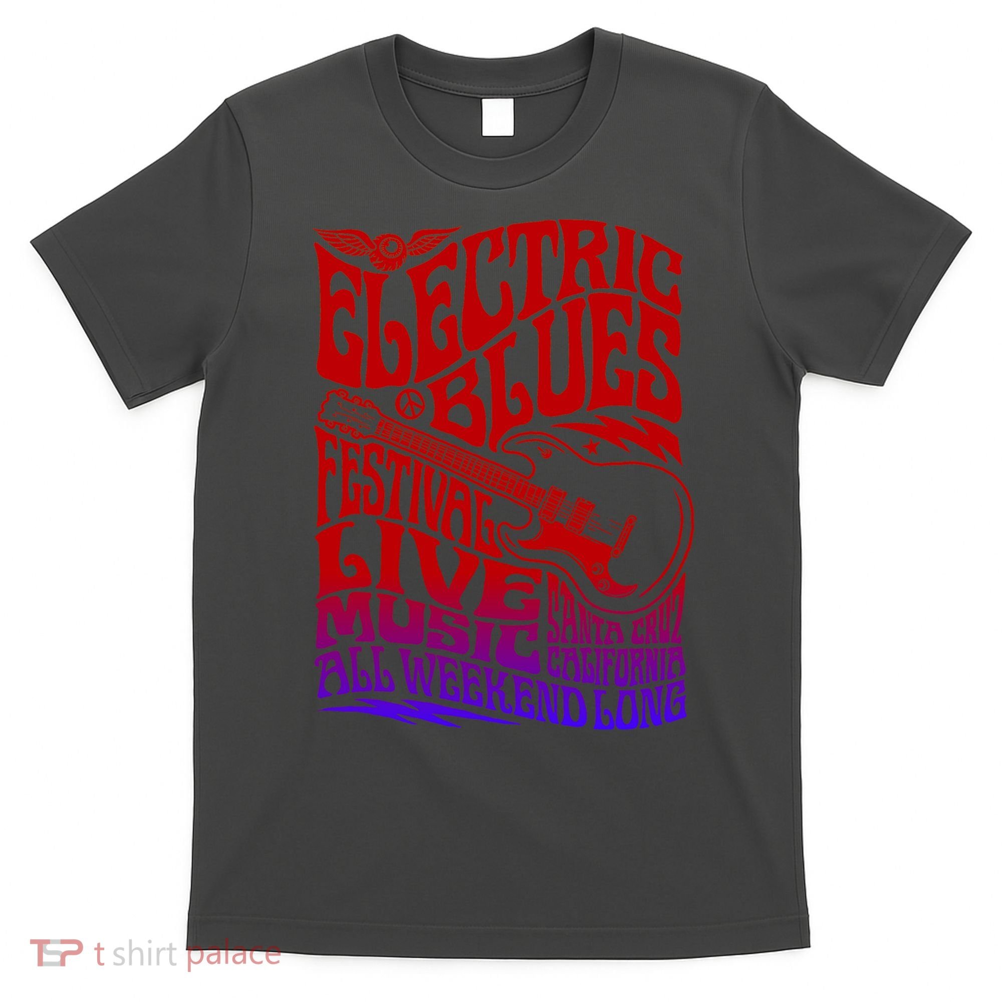 Electric Blues Festival Live Music Santa Cruz California T-Shirt