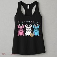Easter Bunny French Bulldogs Frenchie Dogs Men Women Women's Tank Top thumb 3