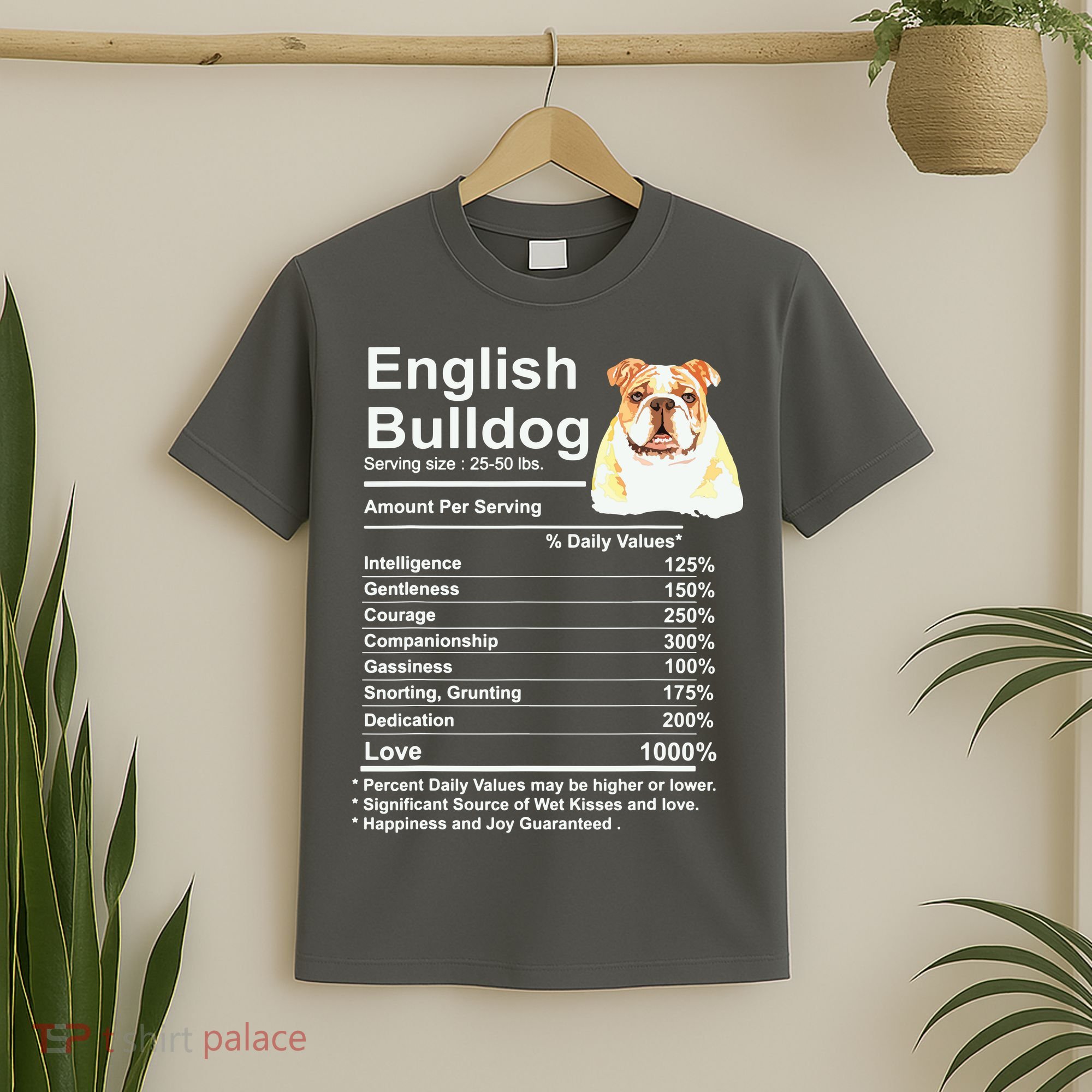 English Bulldog Facts Gift Funny English Bulldog Mama T-Shirt