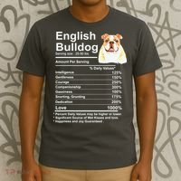 English Bulldog Facts Gift Funny English Bulldog Mama T-Shirt thumb 3