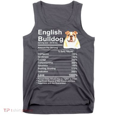 English Bulldog Facts Gift Funny English Bulldog Mama Tank Top