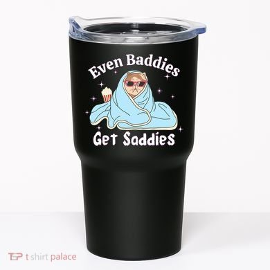 Even Baddies Get Saddies Funny Cat Sarcastic Meme Tumbler