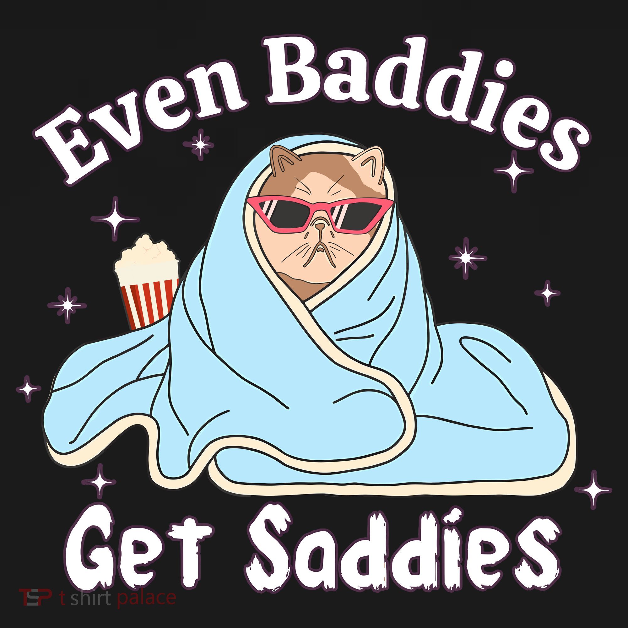 Even Baddies Get Saddies Funny Cat Sarcastic Meme Baby Bodysuit