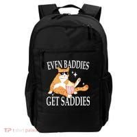 Even Baddies Get Saddies Funny Backpack thumb 0