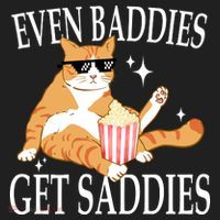 Even Baddies Get Saddies Funny Beanie thumb 2