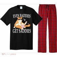 Even Baddies Get Saddies Funny Pajama Set thumb 0