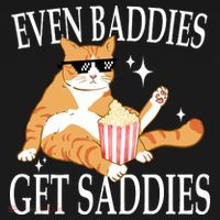 Even Baddies Get Saddies Funny Toddler Hoodie thumb 2