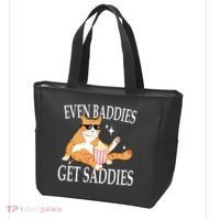 Even Baddies Get Saddies Funny Tote Bag thumb 3