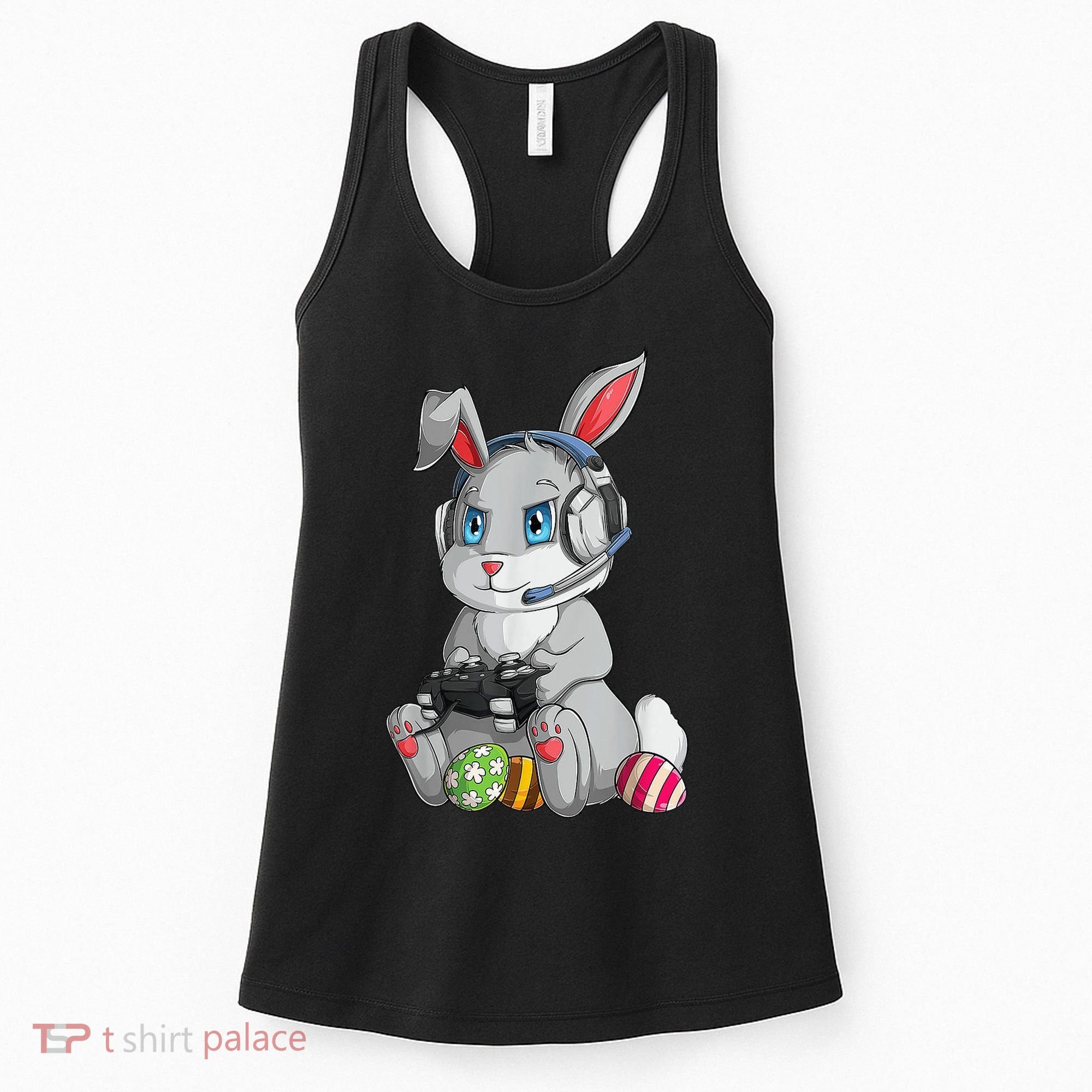 Easter Bunny Gamer Women's Tank Top