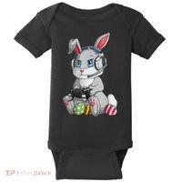 Easter Bunny Gamer Baby Bodysuit thumb 0