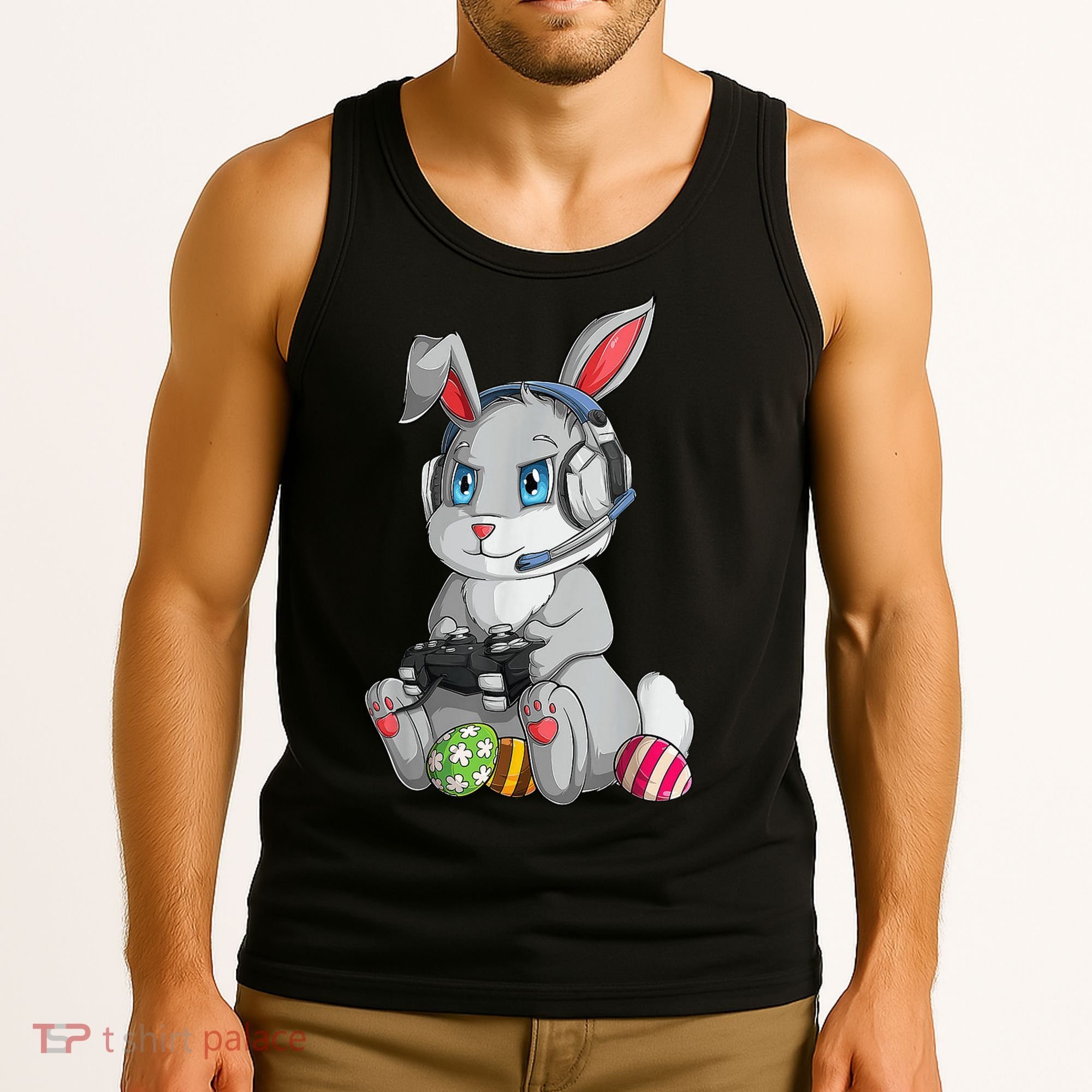 Easter Bunny Gamer Tank Top