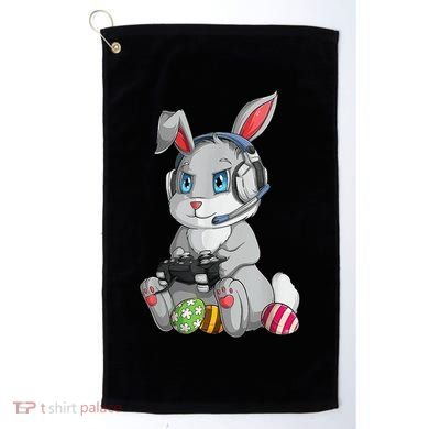 Easter Bunny Gamer Golf Towel