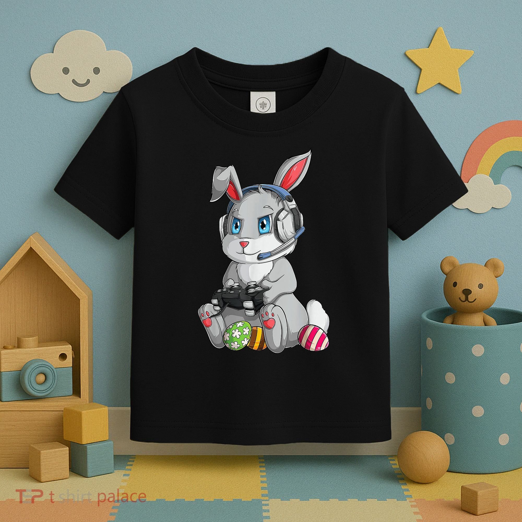 Easter Bunny Gamer Toddler T-Shirt