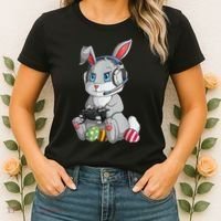 Easter Bunny Gamer Women's T-Shirt thumb 2