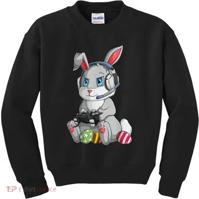 Easter Bunny Gamer Kids Sweatshirt