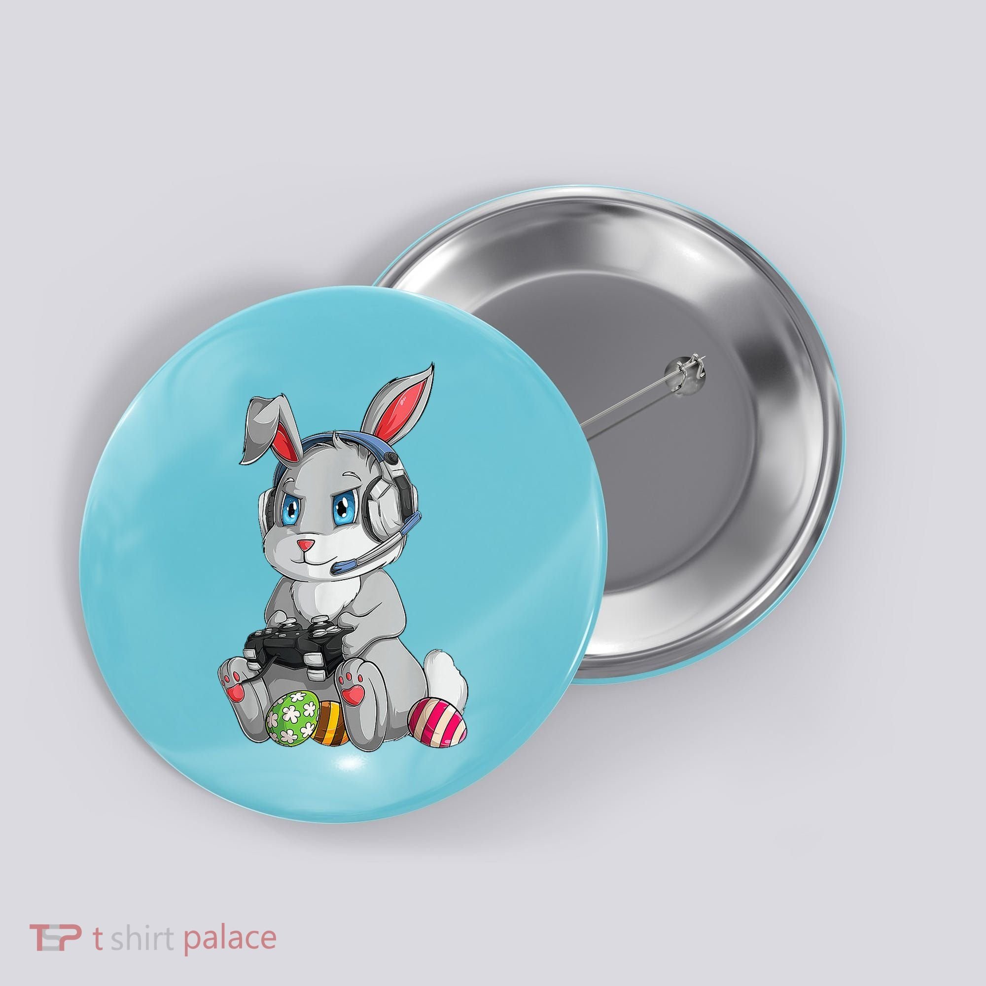 Easter Bunny Gamer Button