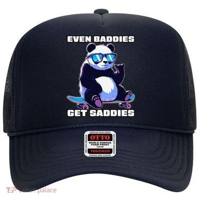 Even Baddies Get Saddies Funny Meme Cute Panda Hat